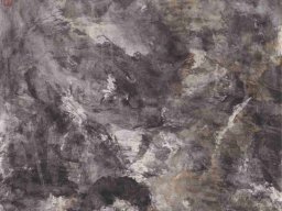 S034 夏雨墨---空外音 138x69cm 2007